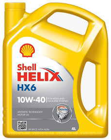 Фото Shell Helix HX6 10W-40 5 л