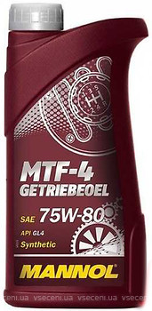 Фото Mannol MTF-4 Getriebeoel 75W-80 1 л