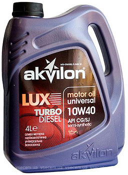 Фото Akvilon Lux Turbo Diesel 10W-40 4 л