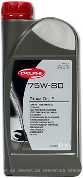 Фото Delphi Gear Oil 5 75W-80 1 л