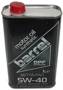 Фото Barrel Betta-Pao 5W-40 1 л