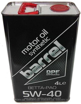 Фото Barrel Betta-Pao 5W-40 4 л