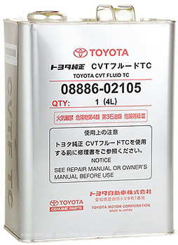 Фото Toyota CVT Fluid TC (08886-02105) 4 л