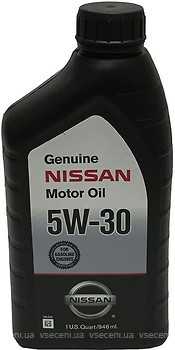 Фото Nissan Motor Oil (999PK-005W30N) 5W-30 1 л