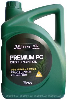 Фото Mobis Hyundai/KIA Premium PC Diesel (05200-00600) 10W-30 6 л