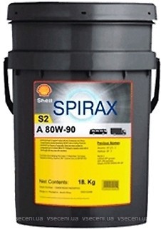 Фото Shell Spirax S2 A 80W-90 20 л