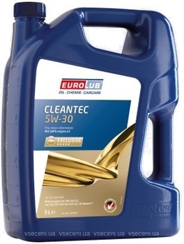 Фото Eurolub Cleantec 5W-30 5 л (349005)