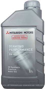 Фото Mitsubishi Diamond Performance 5W-40 (X1200102) 1 л