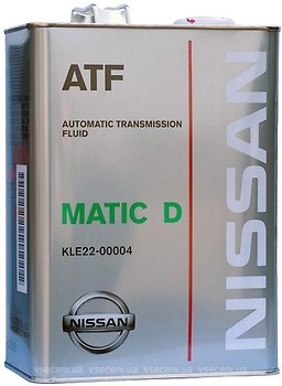 Фото Nissan ATF Matic D (KLE22-00004) 4 л