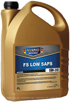 Фото Aveno FS Low SAPS 5W-30 4 л (0002-000031-004)