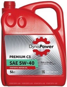 Фото DynaPower Premium C3 SAE 5W-40 5 л