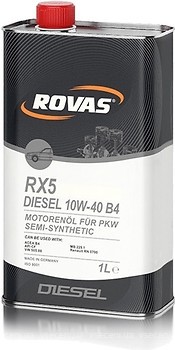 Фото Rovas RX5 Diesel 10W-40 B4 1 л