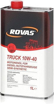 Фото Rovas Truck 10W-40 1 л