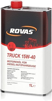 Фото Rovas Truck 15W-40 1 л