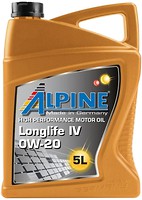 Фото Alpine Longlife IV 0W-20 5 л