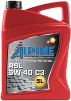 Фото Alpine RSL C3 5W-40 5 л (0100172)