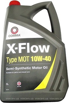 Фото Comma X-Flow Type MOT 10W-40 5 л