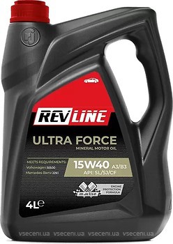 Фото Revline Ultra Force Mineral 15W-40 4 л