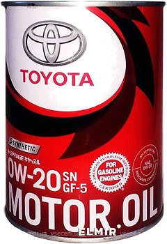Фото Toyota Motor Oil Synthetic SN/GF-5 0W-20 1л (08880-12606)