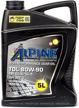 Фото Alpine Gear Oil TDL 80W-90 5 л (0100722)