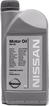 Фото Nissan Motor Oil 0W-20 1 л (KE900-90133)