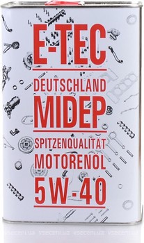Фото E-Tec EVO 5W-40 4 л