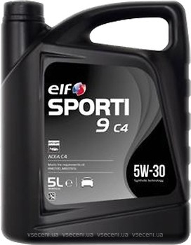 Фото Elf Sporti 9 C4 SAE 5W-30 5 л (210596/214332)