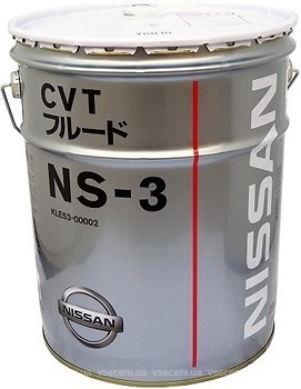 Фото Nissan NS-3 CVT Fluid (KLE53-00002) 20 л