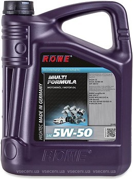 Фото ROWE HIGHTEC MULTI FORMULA 5W-50 5 л