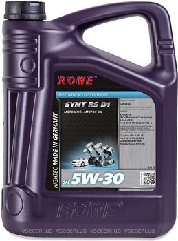 Фото ROWE HIGHTEC SYNT RS D1 5W-30 4 л