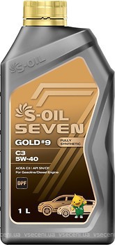 Фото S-Oil Seven Gold #9 C3 5W-40 1 л