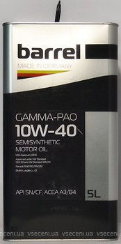 Фото Barrel Gamma-Pao 10W-40 5 л