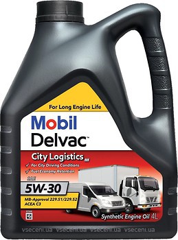 Фото Mobil Delvac City Logistics M 5W-30 4 л (153904)
