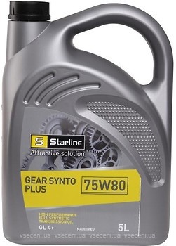 Фото StarLine Gear Synto Plus GL-4+ 75W-80 5 л (NA SP-5)