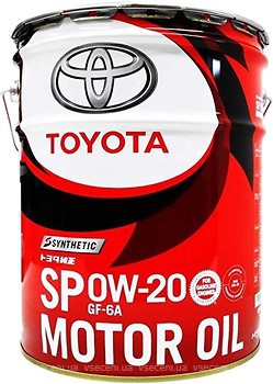 Фото Toyota Motor Oil Synthetic SP/GF-6A 0W-20 20 л (08880-13203)