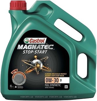 Фото Castrol Magnatec Stop-Start D 0W-30 4 л (15D608)