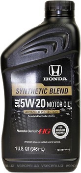 Фото Honda Synthetic Blend 5W-20 SN Plus (08798-9132) 0.946 л