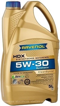 Фото Ravenol HDX 5W-30 5 л (1111125-005)