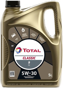 Фото Total Classic 9 C4 5W-30 5 л (214313)