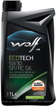 Фото Wolf EcoTech SP/RC G6 5W-30 1 л (1047289)