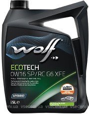 Фото Wolf EcoTech SP/RC G6 0W-16 XFE 5 л (1047250)