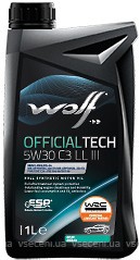 Фото Wolf OfficialTech 5W-30 C3 LL III 1 л (1048179)