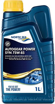 Фото North Sea Lubricants Autogear Power SYN 75W-85 GL-5 1 л