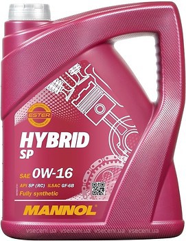 Фото Mannol 7920 Hybrid SP 0W-16 5 л (MN7920-5)