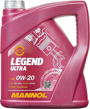 Фото Mannol 7918 Legend Ultra 0W-20 4 л (MN7918-4)