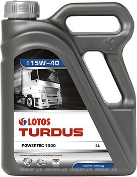 Фото Lotos Turdus Powertec 1000 15W-40 CI-4 5 л