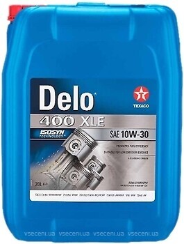 Фото Texaco Delo 400 XLE 10W-30 20 л