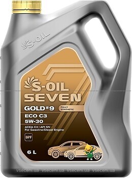 Фото S-Oil Seven Gold #9 Eco C3 5W-30 6 л