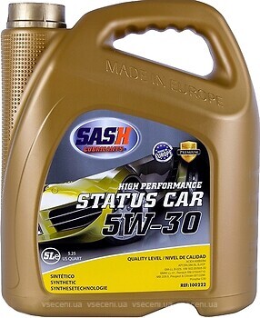 Фото SASH Lubricants Status Car 5W-30 5 л (100222)