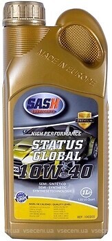 Фото SASH Lubricants Status Global 10W-40 1 л (100205)